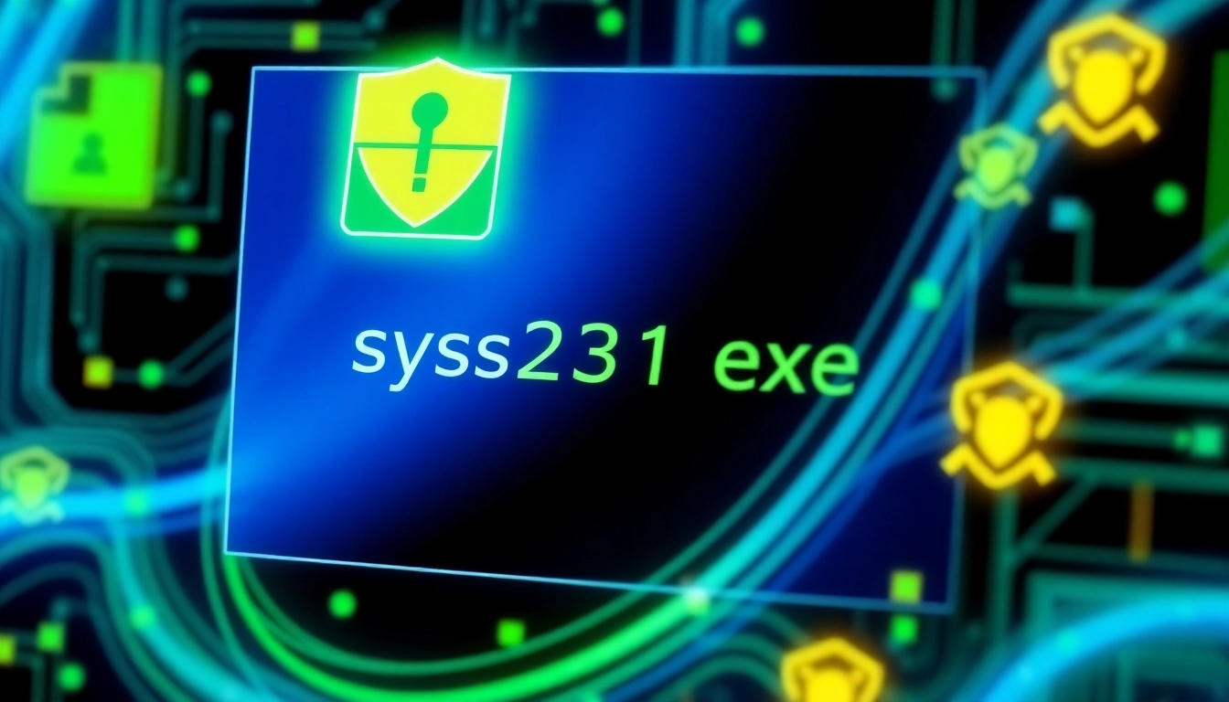Secure Windows system with sys32win.exe highlighted to emphasize malware detection on https://sys32win.com/