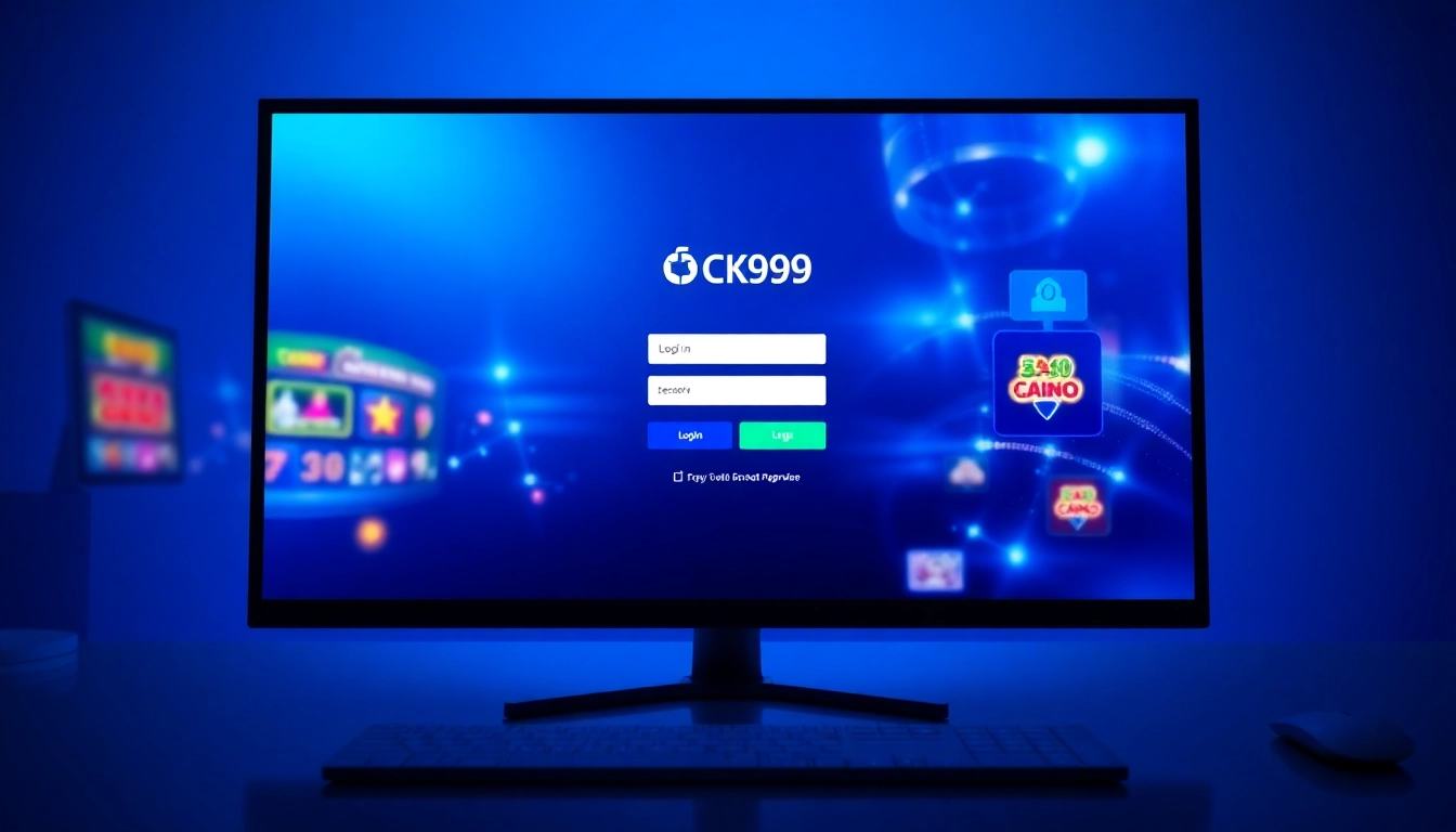 Quick and secure ck999 login page displayed on a device, showcasing easy access to casino and betting features with a user-friendly interface for seamless gaming.