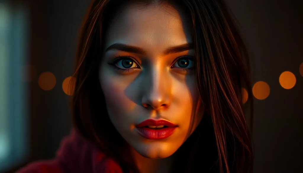 Render a hyperreal NSFW Image Generator portrait with cinematic lighting and subtle expression.
