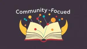 The Reddy Book Club logo showcasing a modern open book symbolizing community and learning, with warm colors and clear design.