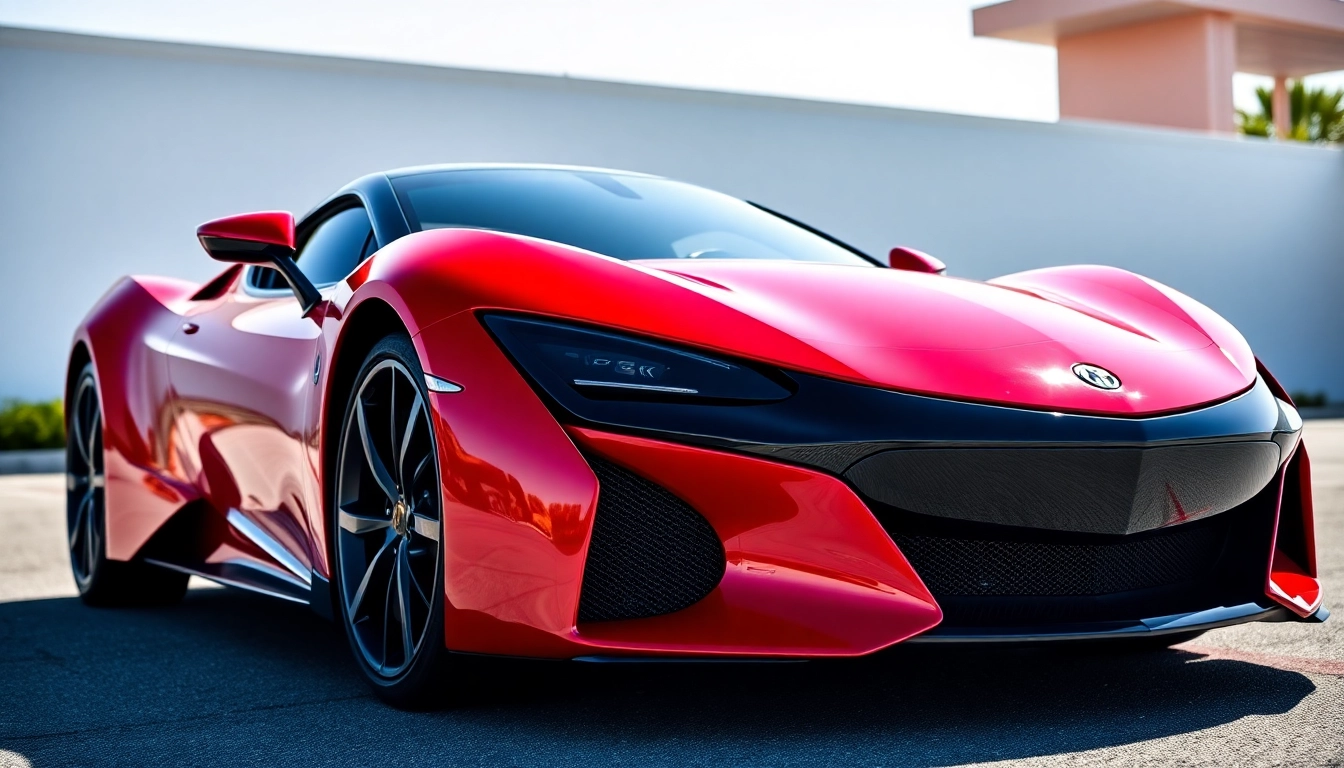 Proven compro auto sportive with an athlete-style car on the road showing speed and reliability