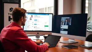 Professional analyzing LinkedIn profile optimization strategies to enhance digital presence and