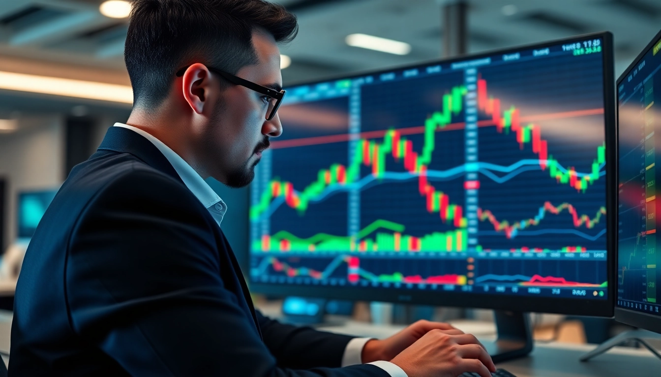 Trading view interface displaying detailed charts and technical analysis for traders and investors
